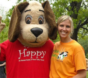 Karen and Happy at Walk & Wag 2011